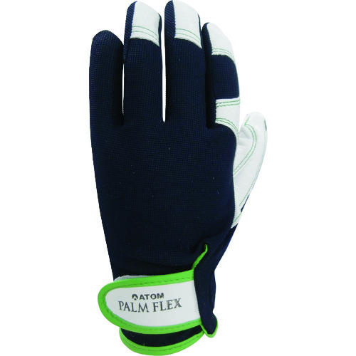 トラスコ中山 アトム パームフレックス ネイビー L(ご注文単位1組)【直送品】