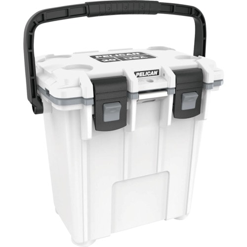 トラスコ中山 PELICAN 20QT エリートクーラー ホワイトXグレー(ご注文単位1台)【直送品】