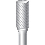 トラスコ中山 ナカニシ チタンコート超硬カッター 円筒(シングルカット)刃径9.5mm刃長19mm(ご注文単位1本)【直送品】