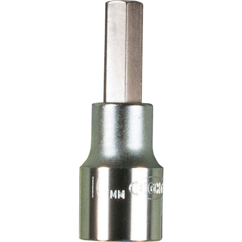 トラスコ中山 エイト 六角ソケットビット 標準寸法(差込角12.7mm) 8mm 単品(ご注文単位1個)【直送品】
