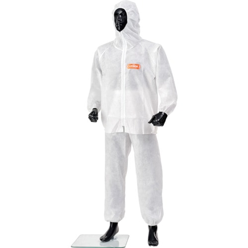 トラスコ中山 東レ LIVMOA[[R下]](リブモア[[R下]])3000 セパレート服上衣ファスナー付 XLサイズ（ご注文単位1着）【直送品】