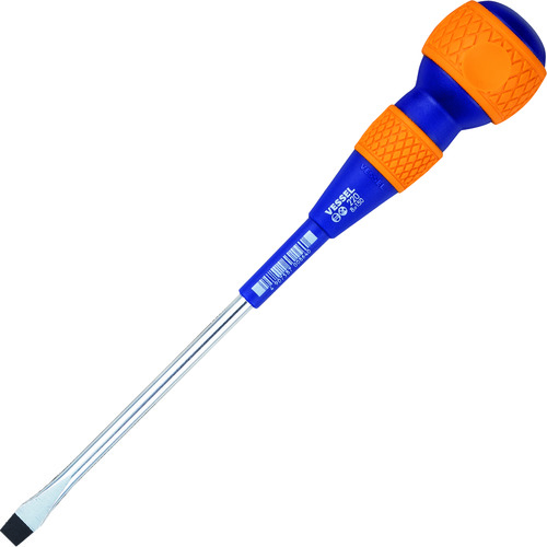 トラスコ中山 ベッセル ボールグリップドライバー220 -8×150mm(ご注文単位1本)【直送品】