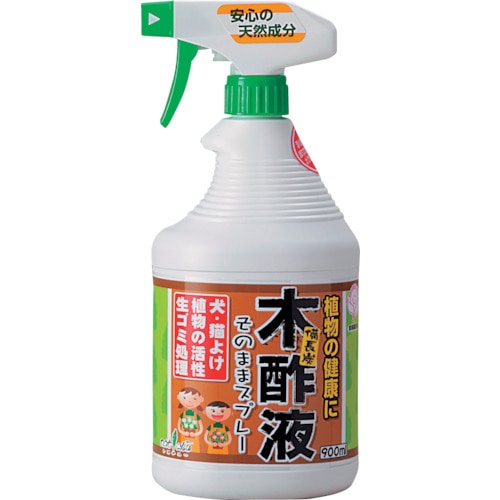 トラスコ中山 トヨチュー 備長炭 木酢スプレー900ml(ご注文単位1本)【直送品】