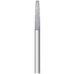 トラスコ中山 ナカニシ 超硬カッター ミニチュアタイプ(5本入) テーパー(シングルカット) 刃径1.6mm(ご注文単位1パック)【直送品】