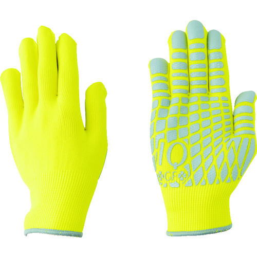 トラスコ中山 川西 GreenFinger IQグローブ イエロー(ご注文単位1組)【直送品】