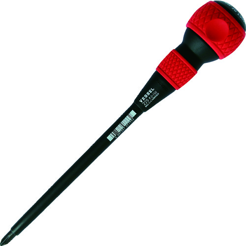 トラスコ中山 ベッセル ボールグリップドライバー 225 +2×150(ご注文単位1本)【直送品】