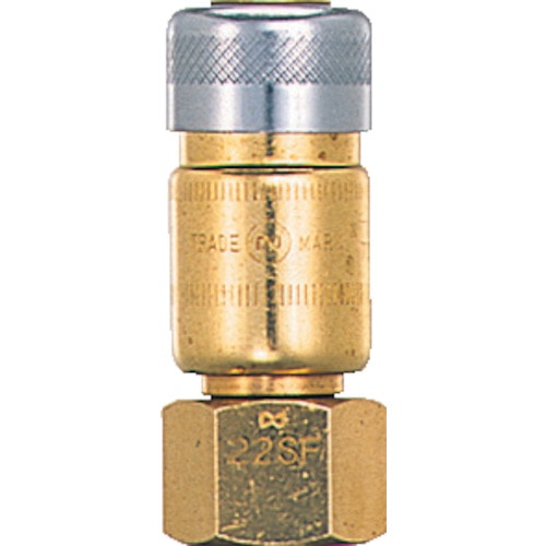 トラスコ中山 日東 ミニカプラ酸素用22SF(01172)(ご注文単位1個)【直送品】