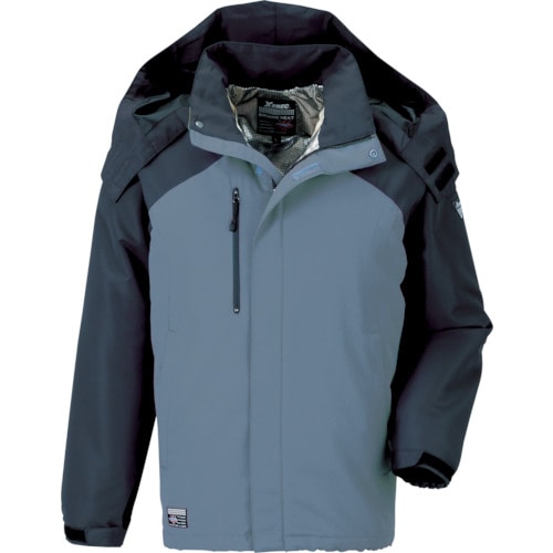 トラスコ中山 ジーベック 232アルミ蓄熱ブルゾン ダークグレー M(ご注文単位1着)【直送品】