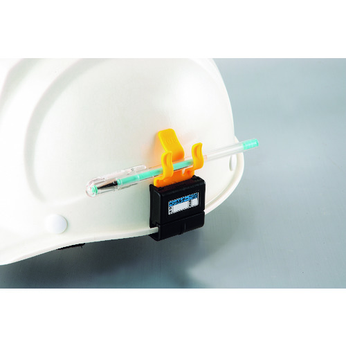 トラスコ中山 緑十字 ヘルメット用ペンホルダー(溝付タイプ専用) 重量32g ペン別売 TYS-73-OK(ご注文単位1個)【直送品】
