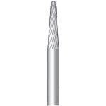 トラスコ中山 ナカニシ 超硬カッター テーパー先丸(シングルカット)刃径3mm刃長12.7mm(ご注文単位1本)【直送品】