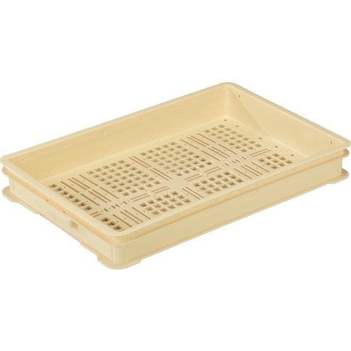 トラスコ中山 リス 食品用コンテナ 128146 パンコンテナー#250-2 アイボリー(ご注文単位1個)【直送品】