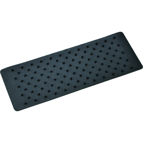 トラスコ中山 緑十字 滑り止めシート 黒 三段突起タイプ SVG-1540BK 150×400×5mm 合成ゴム製(ご注文単位1枚)【直送品】