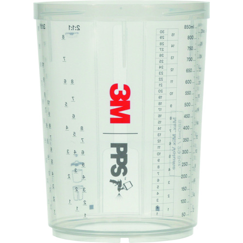 トラスコ中山 3M PPS シリーズ2.0 カップセット 800ml用(ご注文単位1箱)【直送品】