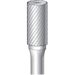 トラスコ中山 ナカニシ 超硬カッター 円筒(シングルカット・エンドカット付) 刃径9.5mm 刃長19.0mm(ご注文単位1本)【直送品】