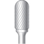 トラスコ中山 ナカニシ 超硬カッター 円筒先丸(シングルカット)刃径12.7mm 刃長25mm(ご注文単位1本)【直送品】