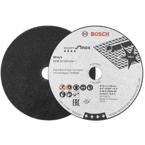 トラスコ中山 ボッシュ 切断砥石76mm5p(ご注文単位1パック)【直送品】
