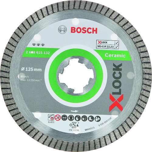 トラスコ中山 ボッシュ XLダイヤ125x1.4ジキBEST(ご注文単位1枚)【直送品】