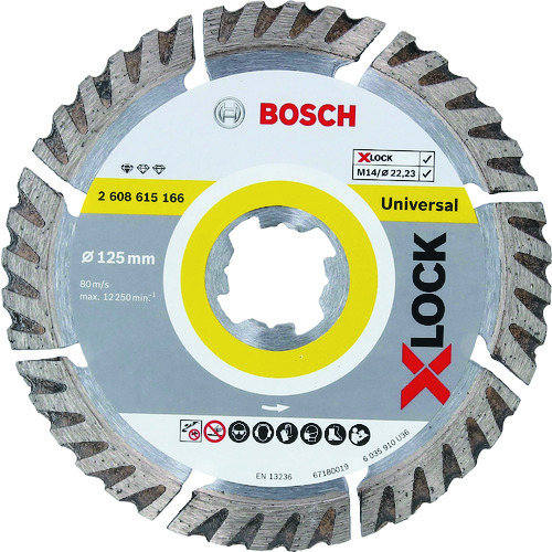 トラスコ中山 ボッシュ XLダイヤ125x1.6ST(ご注文単位1枚)【直送品】