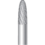 トラスコ中山 ナカニシ 超硬カッター 砲弾(ダブルカット) 刃径6.0mm 刃長16.0mm 829-3161(ご注文単位1本)【直送品】