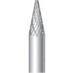 トラスコ中山 ナカニシ 超硬カッター テーパー(ダブルカット)刃径6.0mm 刃長13.0mm(ご注文単位1本)【直送品】