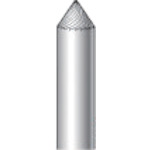 トラスコ中山 ナカニシ 超硬カッター テーパー(シングルカット)刃径6.0mm 刃長4.0mm 829-3196(ご注文単位1本)【直送品】
