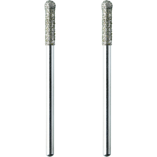 トラスコ中山 プロクソン マイクログラインダー用先端工具 ダイヤモンドドリル3.2mm 2本セット（ご注文単位1セット）【直送品】