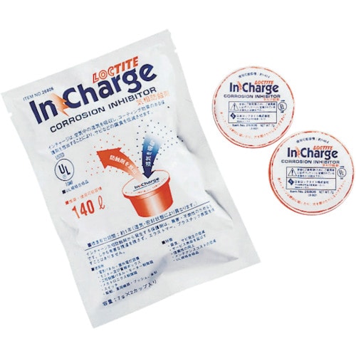 トラスコ中山 ロックタイト 気相防蝕剤 インチャージ (7g×2)(ご注文単位1袋)【直送品】
