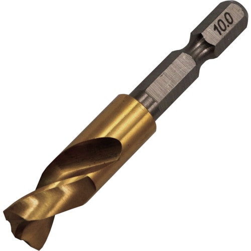 トラスコ中山 RELIEF 六角軸ショートドリル 10.0mm(ご注文単位1パック)【直送品】