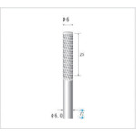 トラスコ中山 ナカニシ 超硬ルーターカッタ- 刃径6mm 476-4277(ご注文単位1本)【直送品】