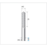 トラスコ中山 ナカニシ 超硬ルーターカッタ- 刃径6mm 476-4285(ご注文単位1本)【直送品】