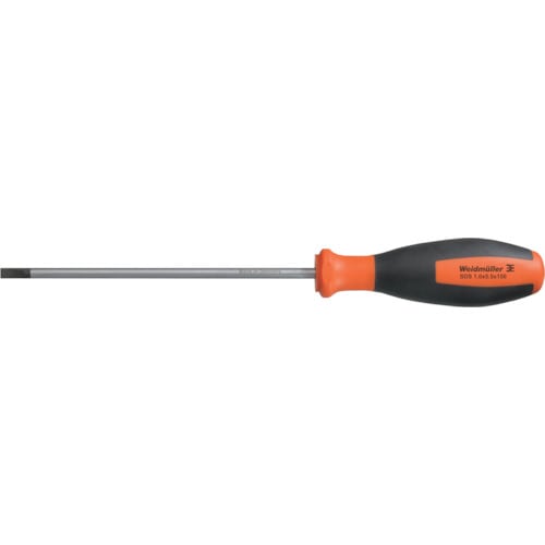 トラスコ中山 ワイドミュラー マイナスドライバー SDS 1.0X5.5X150(ご注文単位1本)【直送品】