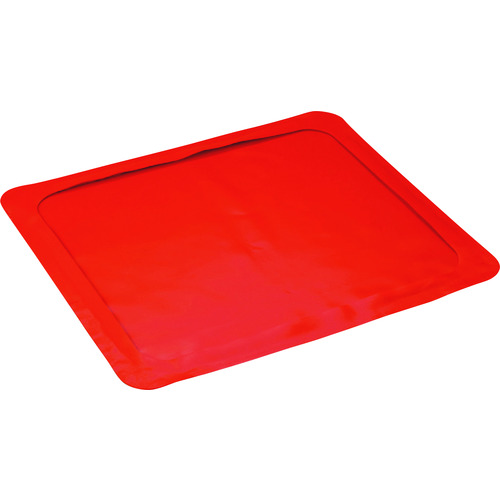 トラスコ中山 緑十字 制電ベースマット 赤 OG-MB5565 600×700mm シート別売 PVC(ご注文単位1枚)【直送品】