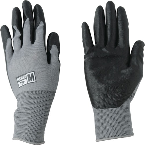 トラスコ中山 川西 テクノトップ ブラック M（ご注文単位1組）【直送品】