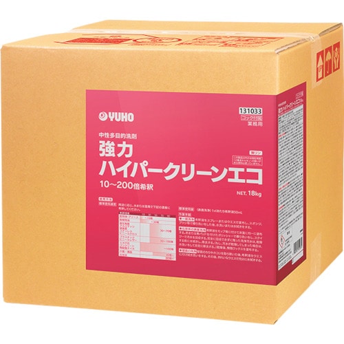 トラスコ中山 ニイタカ 強力ハイパークリーンエコ 18kg BIB(ご注文単位1箱)【直送品】