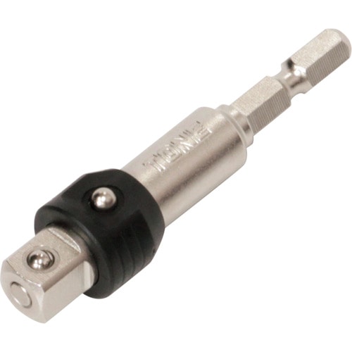 トラスコ中山 TONE 電動ドリル用クイックリリースソケットアダプター 差込角9.5mm 全長75mm(ご注文単位1個)【直送品】