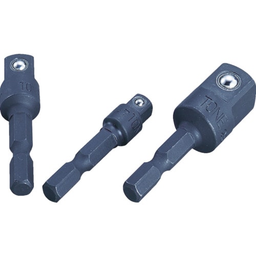 トラスコ中山 TONE 充電式電動ドリル用ソケットアダプター(電動工具用) 12.7mm 全長55mm(ご注文単位1個)【直送品】