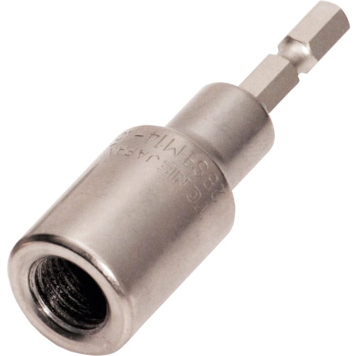 トラスコ中山 TONE スタッドボルトリムーバー 電動ドリル用スタッドボルトセッター 全長66mm ねじ寸法M10×1.5(ご注文単位1個)【直送品】