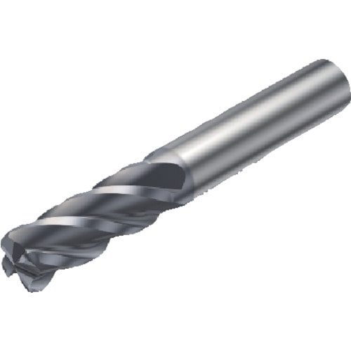 トラスコ中山 サンドビック フライス加工用超硬エンドミル コロミルプルーラ(730) 刃径4mm 刃長9mm 全長57mm シャンク径6mm 1730（ご注文単位1本）【直送品】