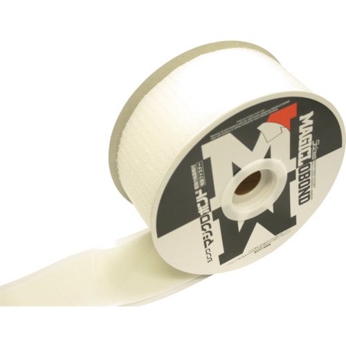 トラスコ中山 Shinwa マジクロボンド メス 強粘着付 50mm×5m 白(ご注文単位1巻)【直送品】