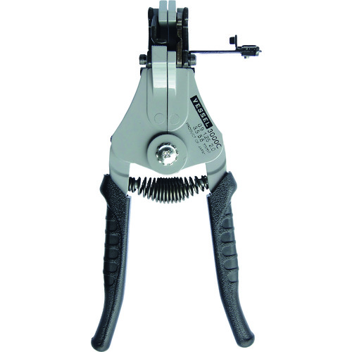 トラスコ中山 ベッセル ワイヤーストリッパー No.3000C(より線用)(ご注文単位1個)【直送品】
