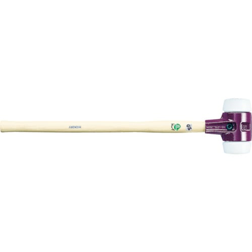 トラスコ中山 HALDER コンビネーションハンマーセット シンプレックススレッジハンマー ポリエチレン(白) 頭径140mm(ご注文単位1本)【直送品】
