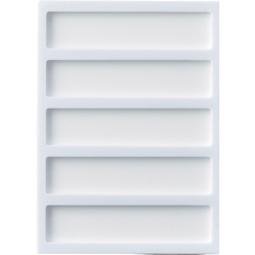 トラスコ中山 緑十字 名札ケース(5名用) 名札-5 178×127×8mm 裏面テープ付 アクリル札付(ご注文単位1個)【直送品】