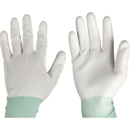 トラスコ中山 MISM ウレタン背抜手袋 M (10双入)PF-002(ご注文単位1袋)【直送品】