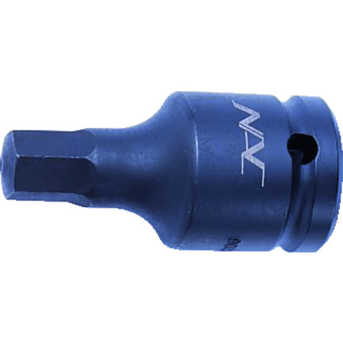 トラスコ中山 ナック ヘキサゴンレンチソケット ショートタイプ 差込角9.52x対辺8mm(ご注文単位1個)【直送品】