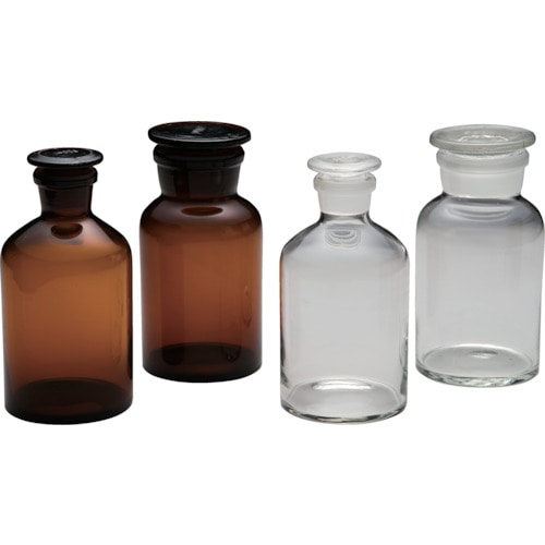 トラスコ中山 クライミング 3111 細口共栓試薬瓶(茶) 60ml(ご注文単位1個)【直送品】