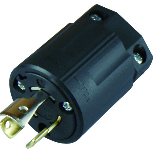 トラスコ中山 アメリカン電機 引掛形 ナイロンプラグ 接地2P15A125V 441-9472(ご注文単位1個)【直送品】