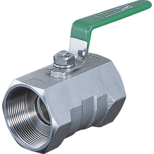 トラスコ中山 イノック ねじ込みボールバルブ 全長56.5mm 呼び径(A)15 175-4505(ご注文単位1個)【直送品】