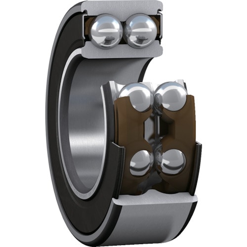 トラスコ中山 SKF 複列アンギュラ玉軸受、軸受両端シール 内径17mmX外径40mmX幅17.5mm(ご注文単位1個)【直送品】
