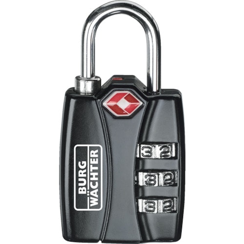 トラスコ中山 ブルク ヴェヒター ダイヤル式南京錠 TSA 7830SB(ご注文単位1個)【直送品】