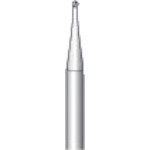 トラスコ中山 ナカニシ 精密スチールカッター (12本入) 球 刃径0.8mm 刃長0.8mm（ご注文単位1パック）【直送品】